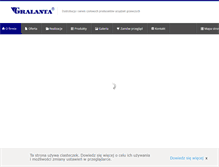 Tablet Screenshot of gralanta.com.pl